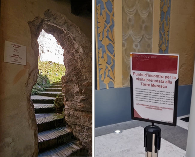 Torre Moresca Villa Torlonia Roma