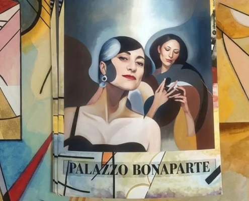 Stampa ricordo del fotobox artistico di Palazzo Bonaparte per la mostra di Kandinsky a Roma